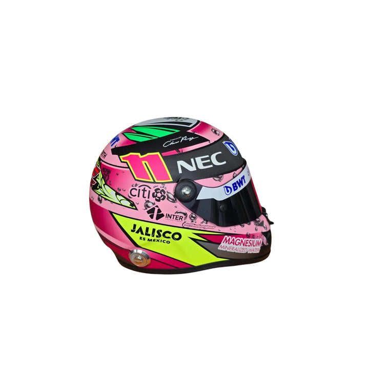 2017 Racing Point F1™ Team Sergio Pérez 1:2 Scale Race Helmet – Pink Edition