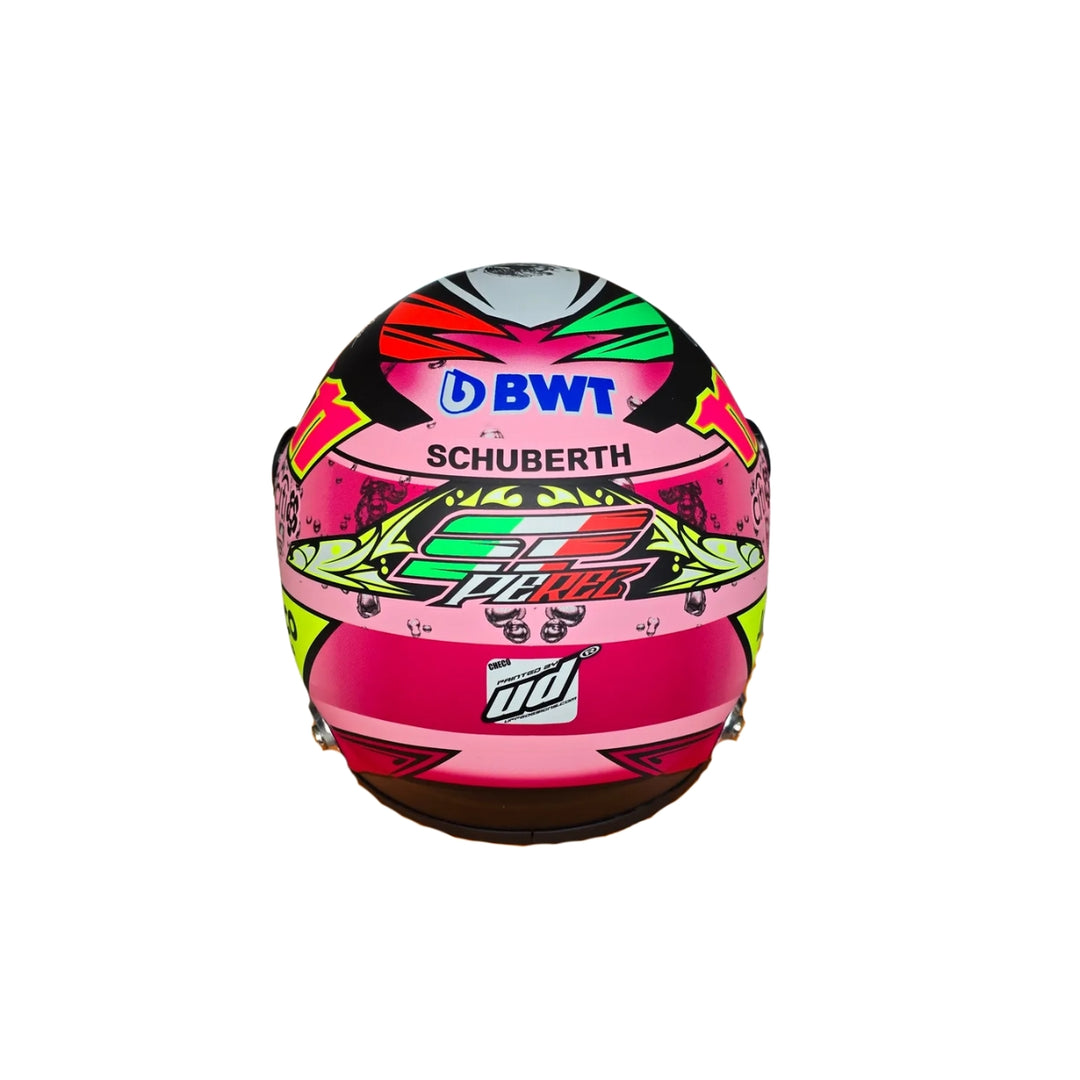 2017 Force India F1™ Team Sergio Pérez 1:2 Scale Race Helmet – Pink Edition
