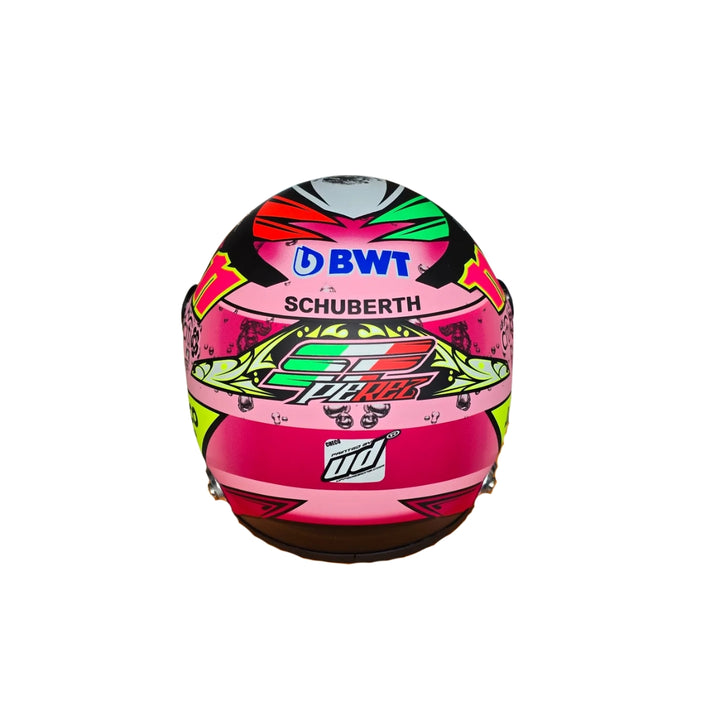 2017 Force India F1™ Team Sergio Pérez 1:2 Scale Race Helmet – Pink Edition