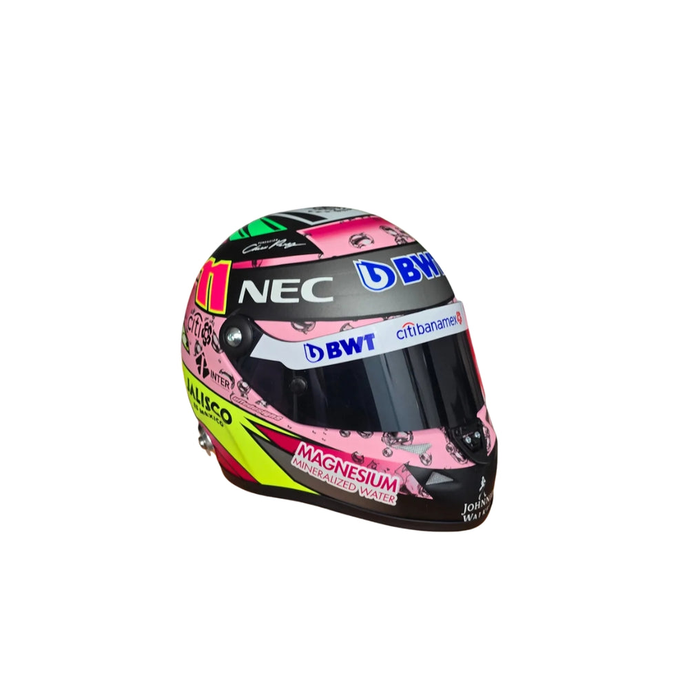 2020 Force India F1™ Team Sergio Pérez 1:2 Scale Race Helmet – Pink Edition