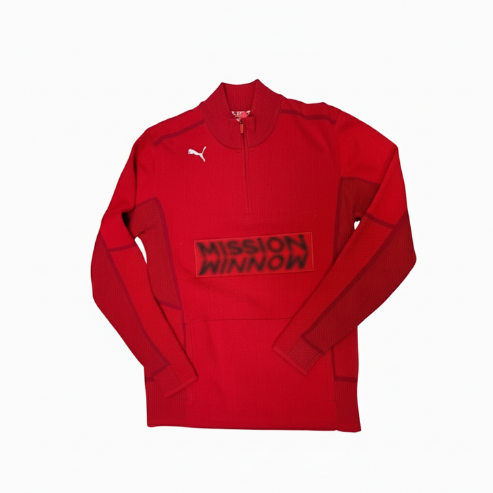 2020 MW Scuderia Ferrari Formula One Team Issue Mechanic Team Sweater - Red