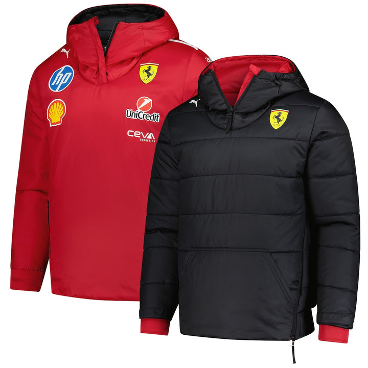 2025 Puma Scuderia Ferrari HP F1™ Team Hooded Reversible Puffer Men's Adult Jacket - Red or Black
