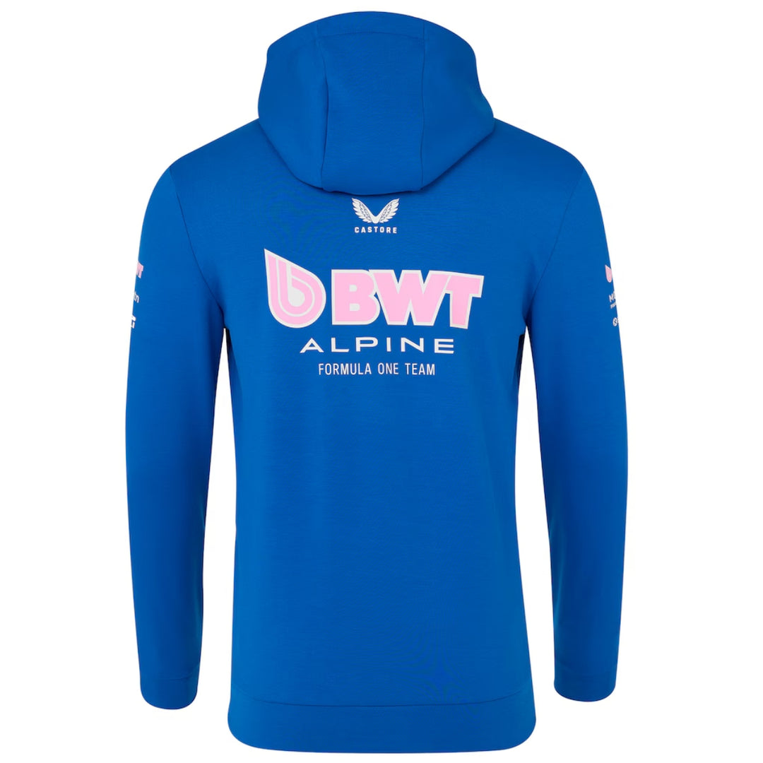 2025 BWT Alpine F1™ Team Full-zip Hooded Jacket - Blue
