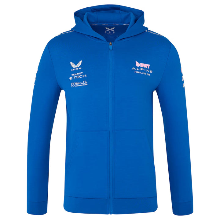 2025 BWT Alpine F1™ Team Full-zip Hooded Jacket - Blue
