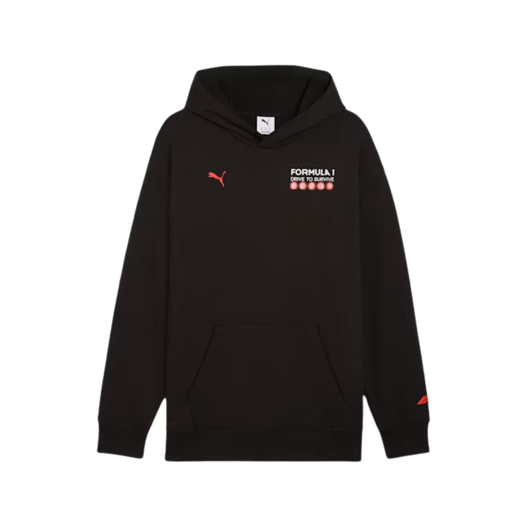 2025 F1™ Collection X Puma "Drive To Survive" Race Adult Hoodie - Black