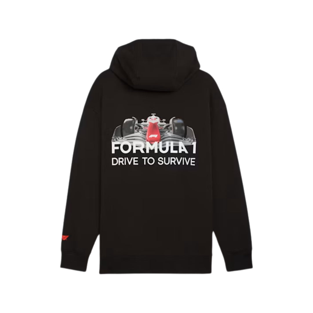 2025 F1™ Collection X Puma "Drive To Survive" Race Adult Hoodie - Black