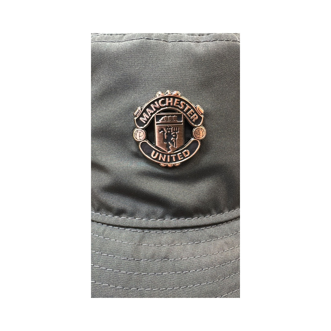 2025 Manchester United FC Bronze EF Bucket Men's Hat - Grey