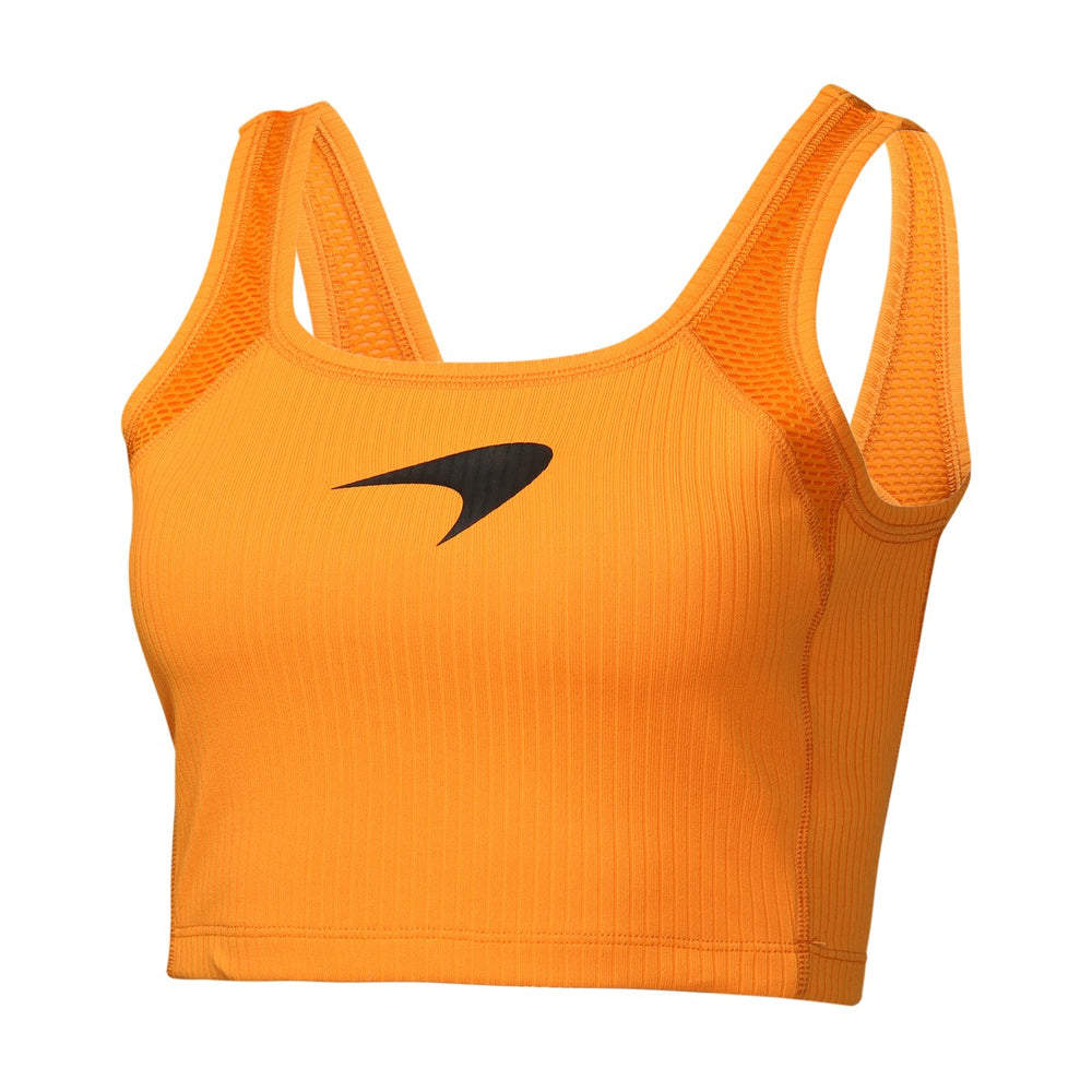 2025 McLaren F1™ Team Auto Racing Car Women's Sports Sleeveless Racerback Tank Top - Papaya