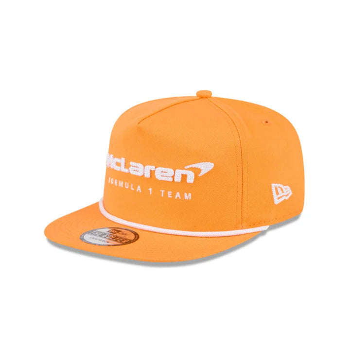 2025 McLaren F1™ Team New Era Golfer Team Text Adult Cap - Papaya