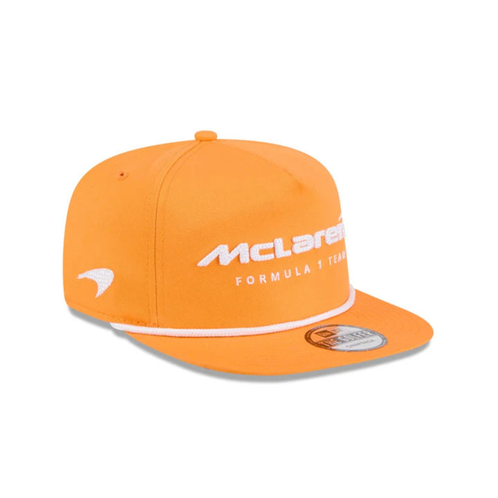 2025 McLaren F1™ Team New Era Golfer Team Text Adult Cap - Papaya