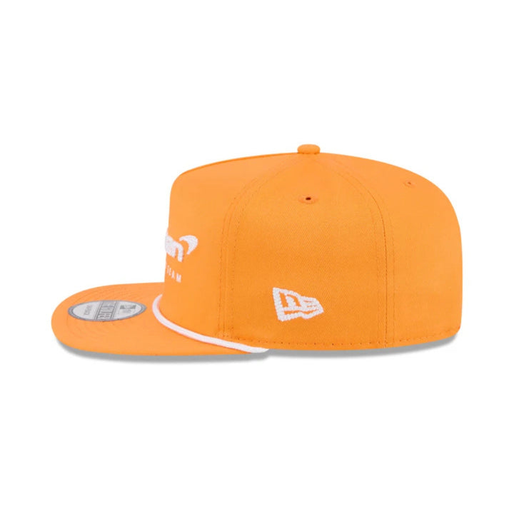 2025 McLaren F1™ Team New Era Golfer Team Text Adult Cap - Papaya