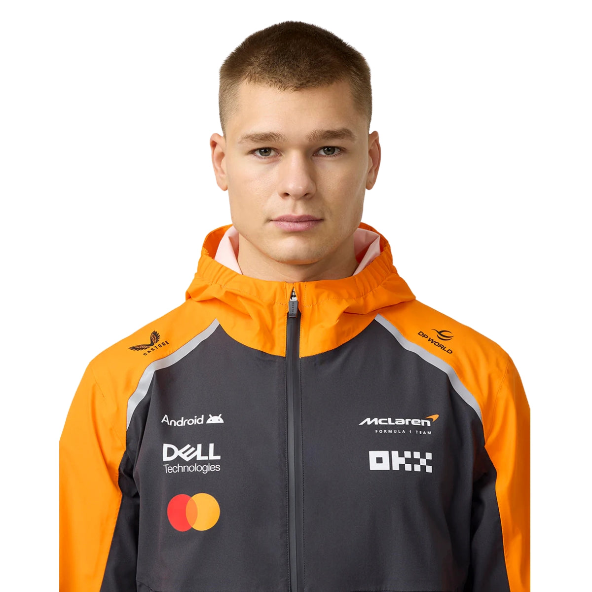 2025 McLaren F1™ Team Waterproof Unisex Rain Jacket - Phantom