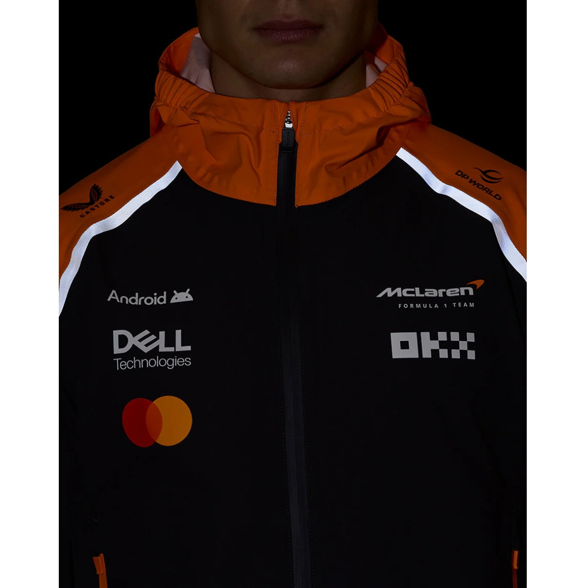 2025 McLaren F1™ Team Waterproof Unisex Rain Jacket - Phantom