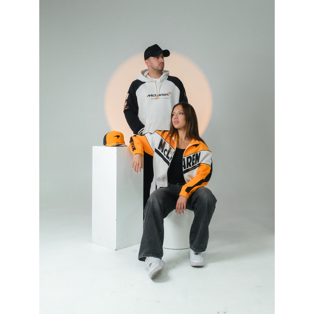 2025 McLaren F1™ Team 'Drafting' Men's Hooded Sweatshirt - Beige