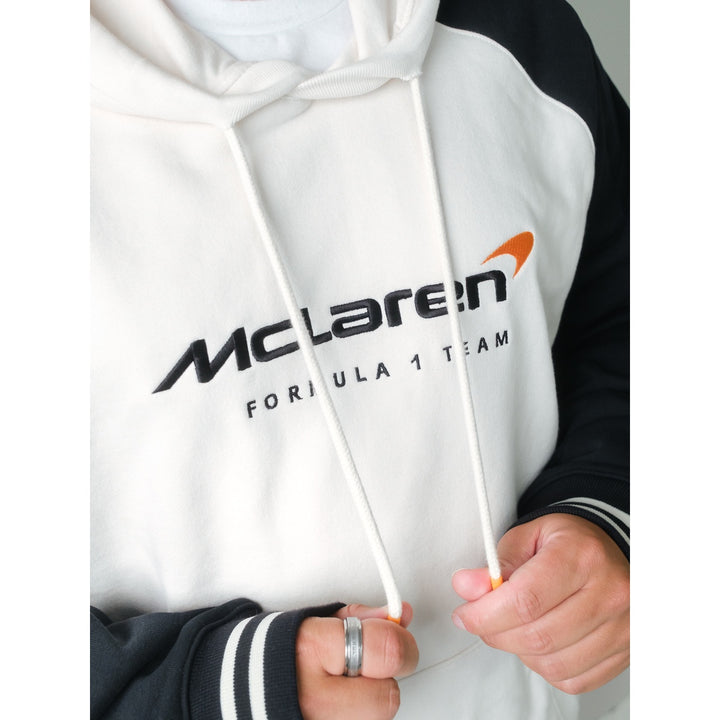 2025 McLaren F1™ Team 'Drafting' Men's Hooded Sweatshirt - Beige