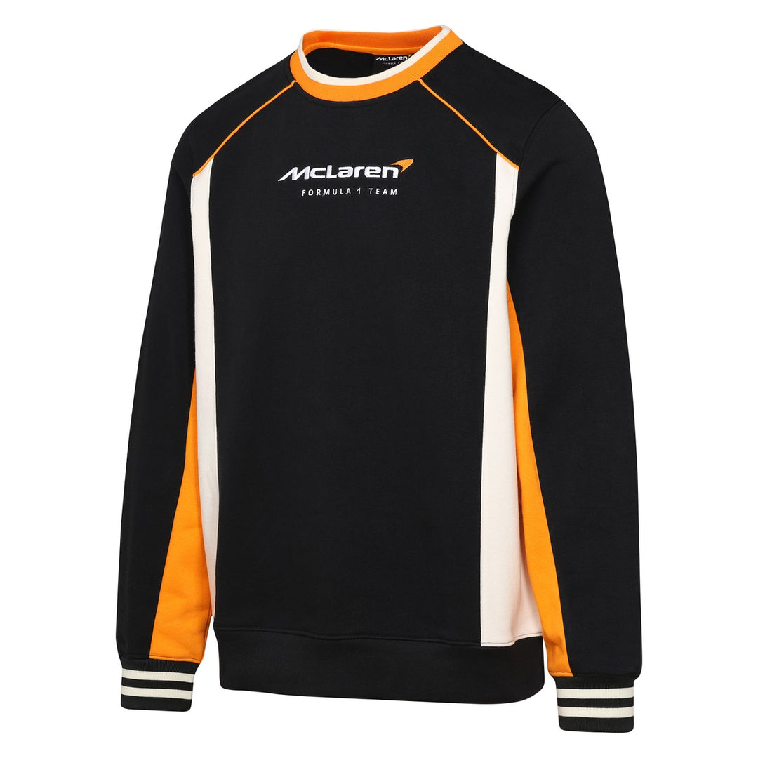 2025 McLaren F1 Team 'Race Day' Crew Neck Men's Sweatshirt - Black