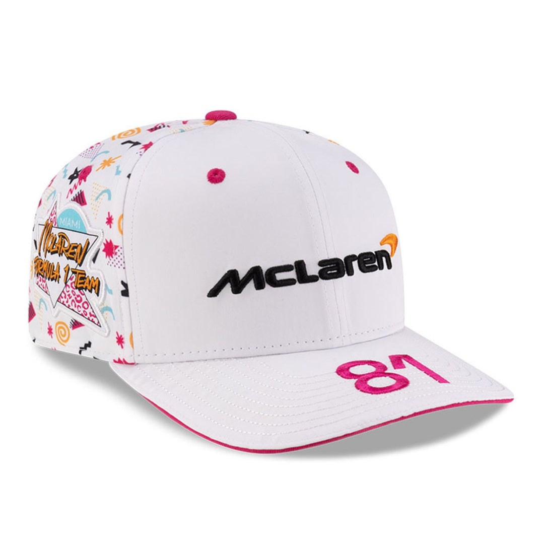 2025 McLaren F1™ Team Oscar Piastri Miami GP 9Seventy Adult Cap - White