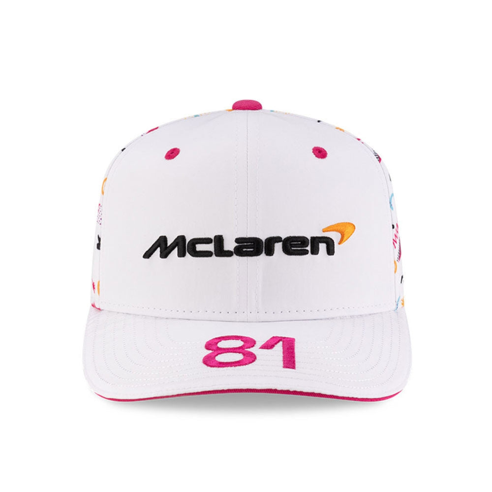 2025 McLaren F1™ Team Oscar Piastri Miami GP 9Seventy Adult Cap - White