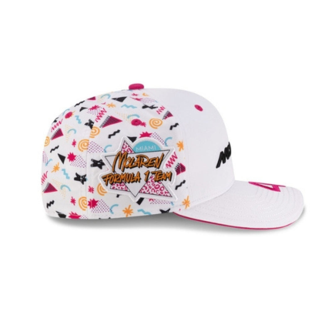 2025 McLaren F1™ Team Lando Norris Miami GP 9Seventy Adult Cap - White