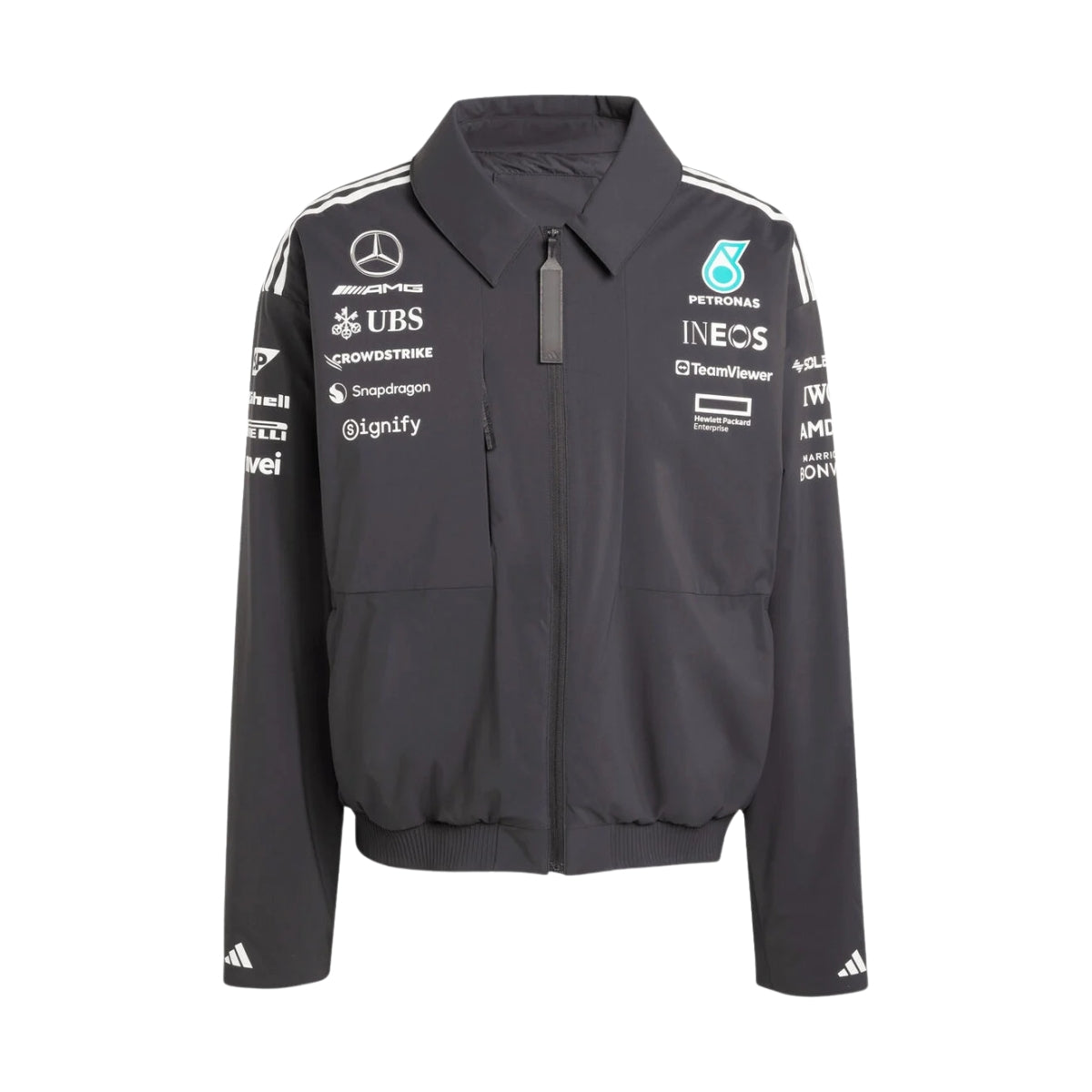 Mercedes AMG 2025 メルセデスAMG F1 チームジャケット M 2025 Mercedes AMG Petronas F1™ Team x Adidas Men's Windproof