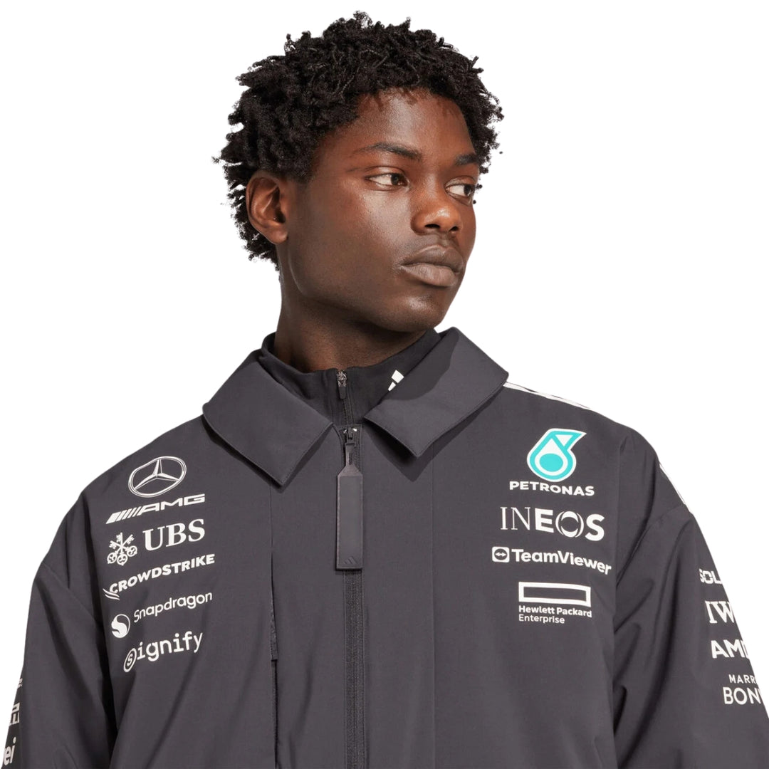 2025 Mercedes AMG Petronas F1™ Team x Adidas Men's Jacket - Black