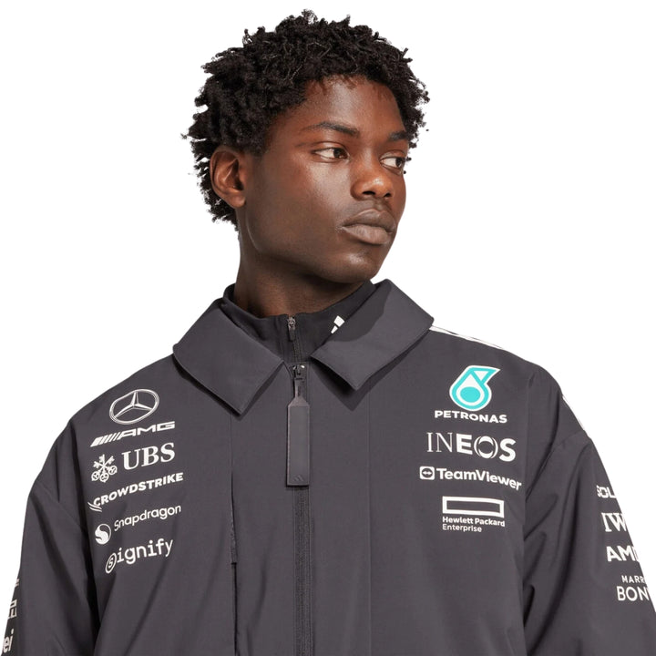 2025 Mercedes AMG Petronas F1™ Team x Adidas Men's Jacket - Black