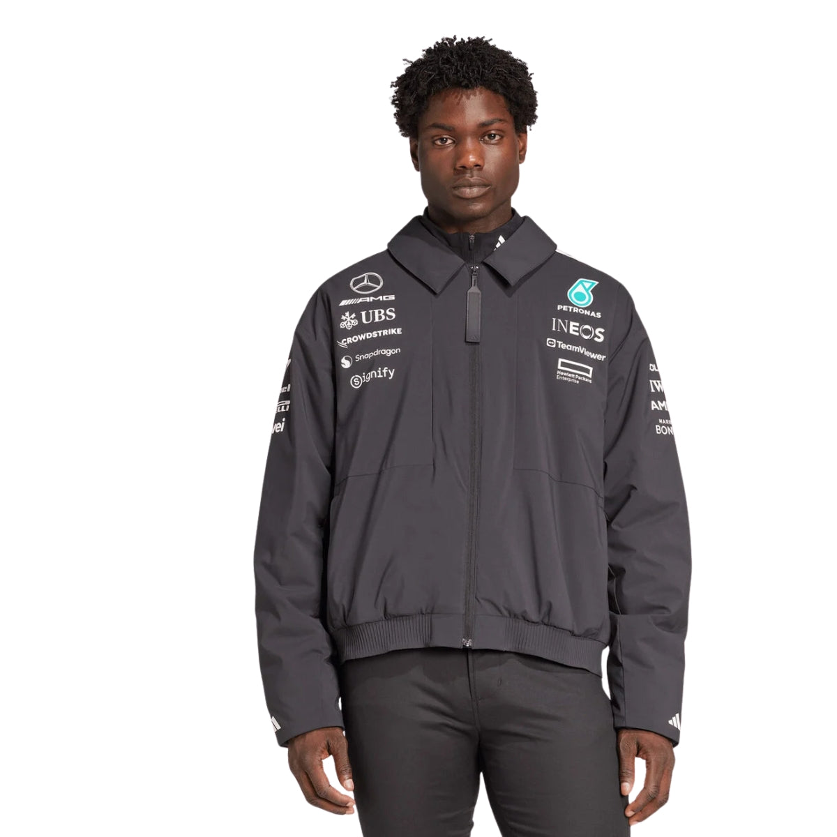 2025 Mercedes AMG Petronas F1™ Team x Adidas Men's Jacket - Black