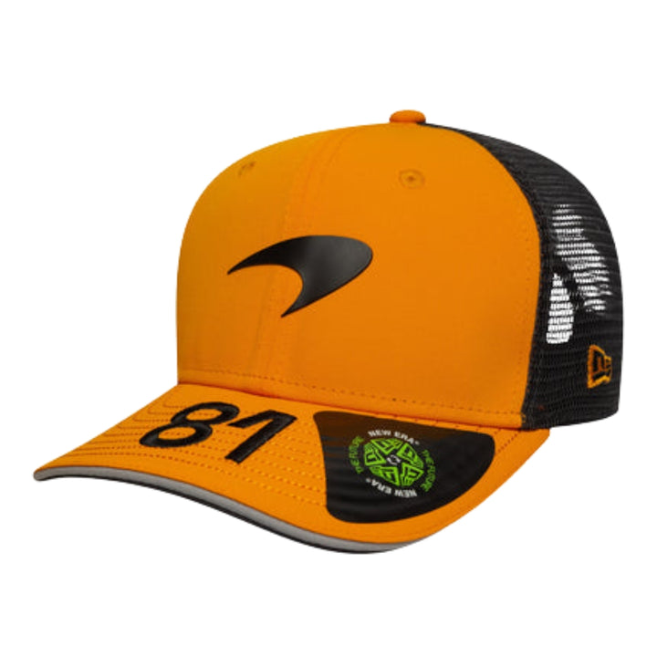 2025 McLaren F1™ Team Oscar Piastri 9Seventy Adult Trucker Cap - Orange and Black