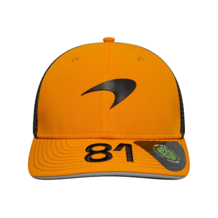 2025 McLaren F1™ Team Oscar Piastri 9Seventy Adult Trucker Cap - Orange and Black