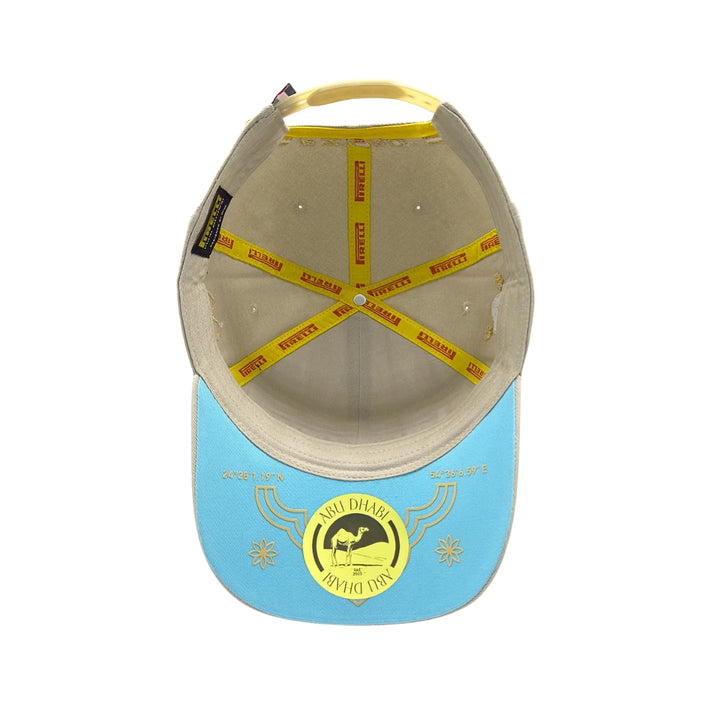 2025 Pirelli F1™ Podium Abu Dhabi GP™ Podium Special Edition Unisex Cap - Sandy and Sky Blue
