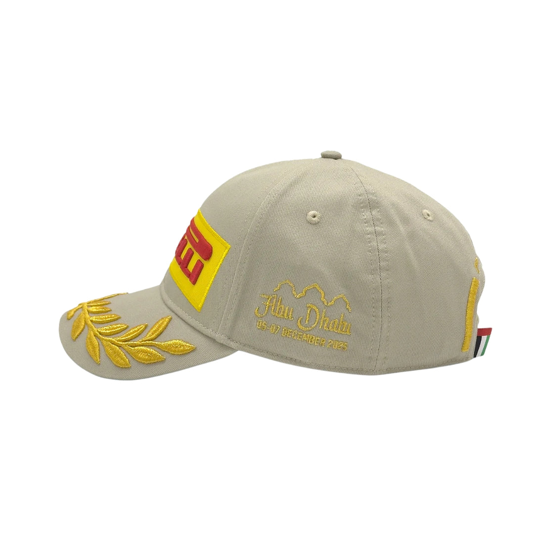 2025 Pirelli F1™ Podium Abu Dhabi GP™ Podium Special Edition Unisex Cap - Sandy and Sky Blue