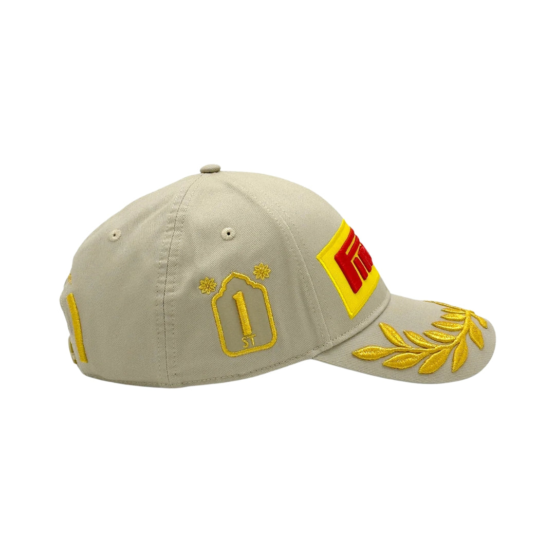 2025 Pirelli F1™ Podium Abu Dhabi GP™ Podium Special Edition Unisex Cap - Sandy and Sky Blue