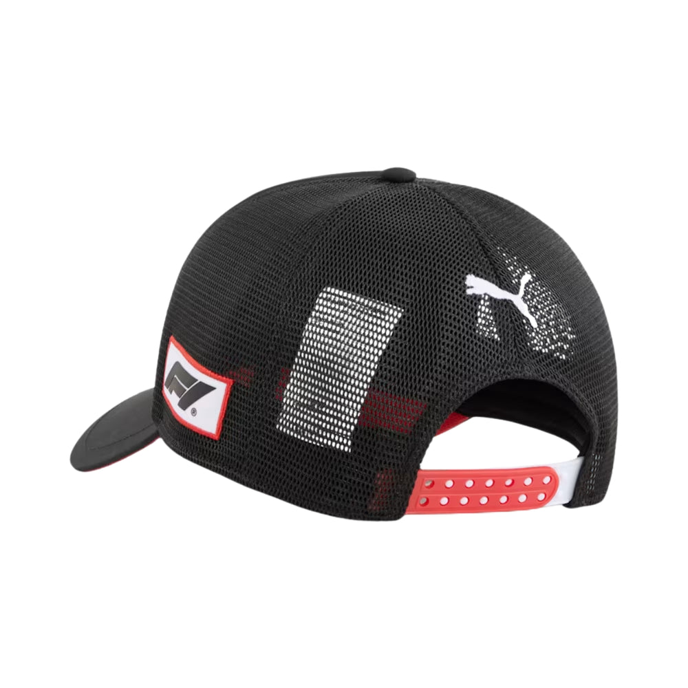 2025 Puma X "Drive To Survive" Race Adult Trucker Cap - Black