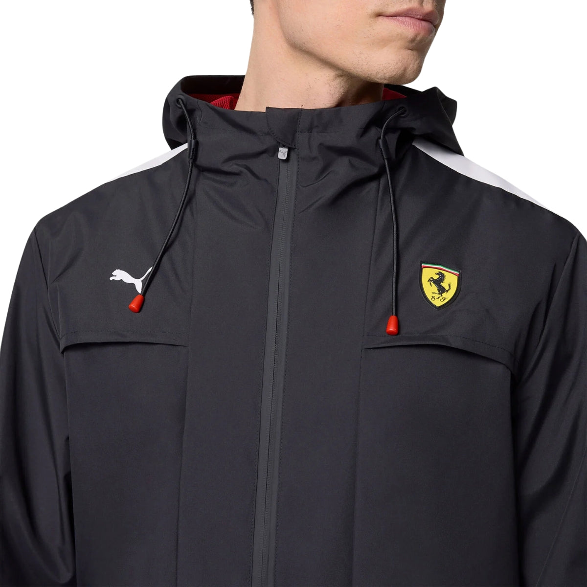 2025 Scuderia Ferrari F1™ Team Logo FW Men's Rain Jacket