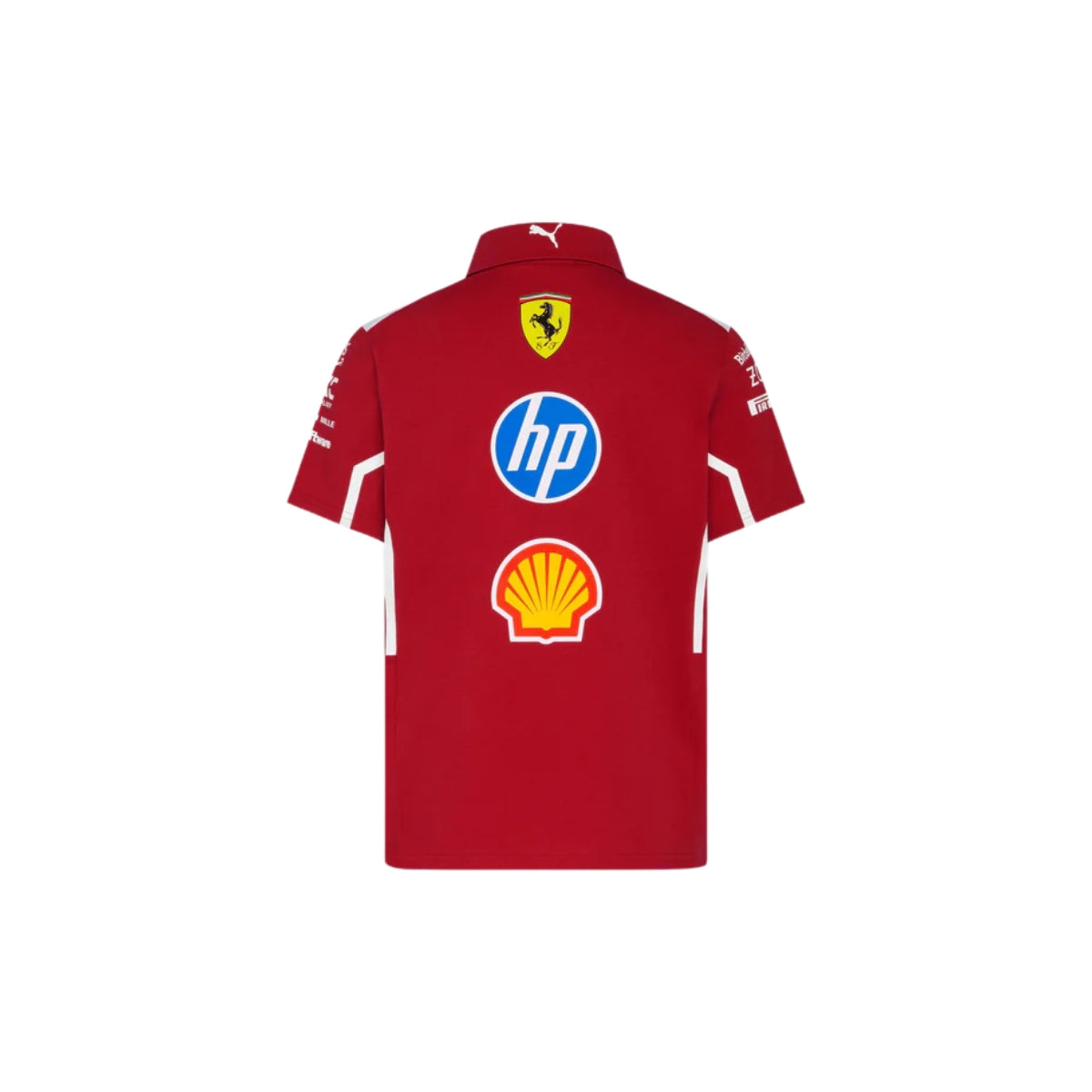 2025 Scuderia Ferrari F1™ HP Team Men's Polo - Dark Cherry Red
