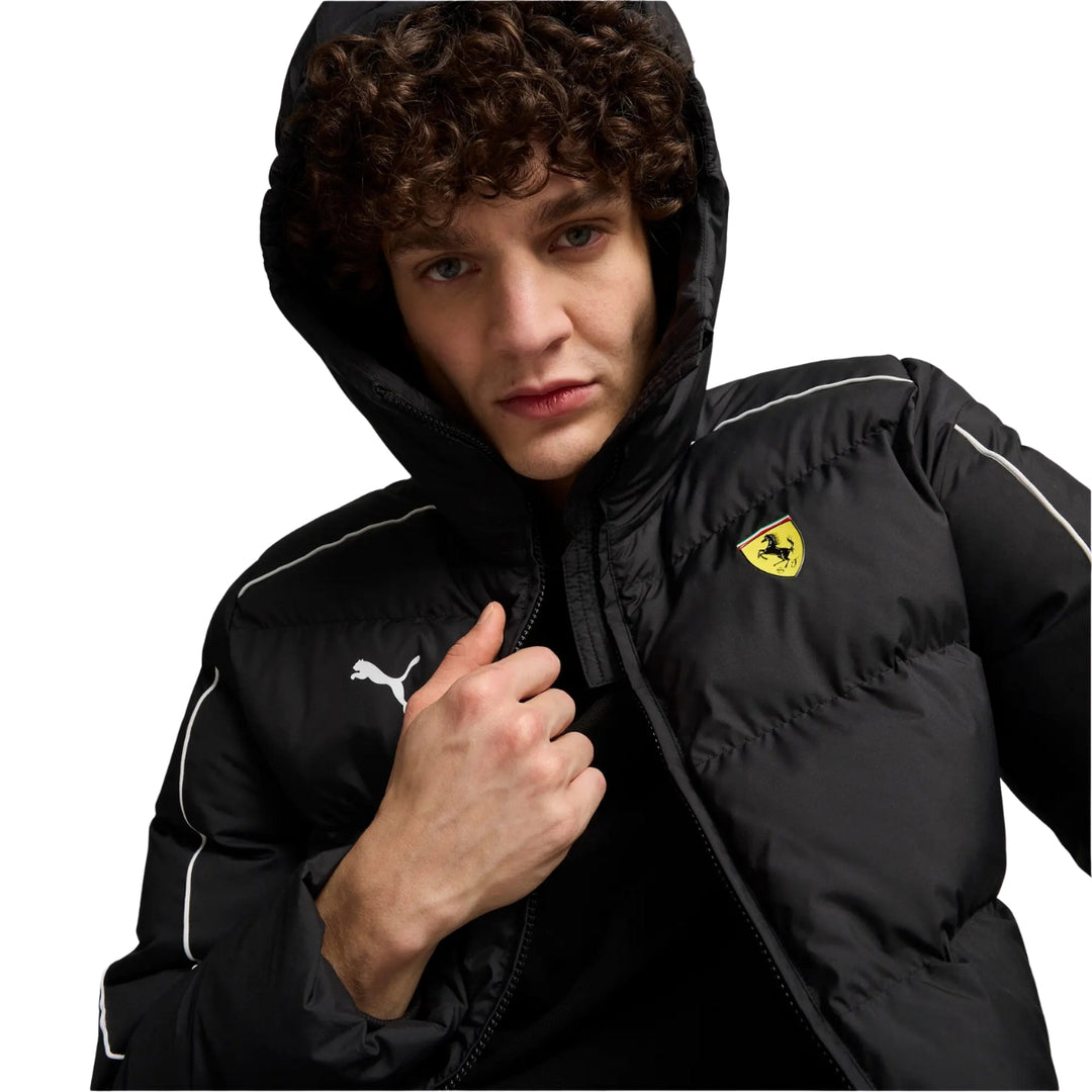 2025 Scuderia Ferrari F1™ Team Race MT7 Ecolite Men's Puffed Jacket - Black