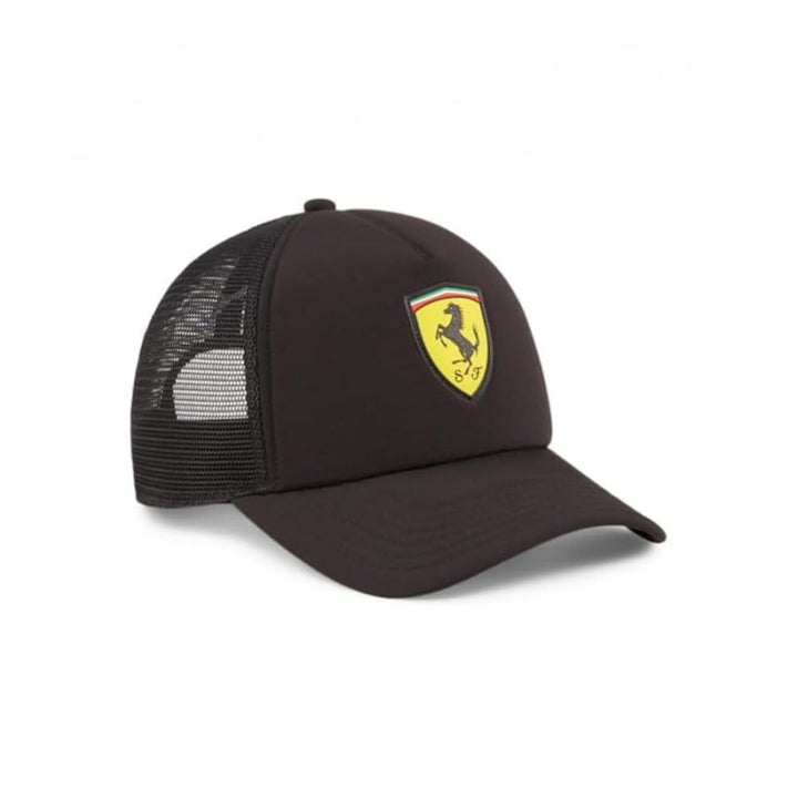 2025 Scuderia Ferrari F1™ Team Trucker Unisex Hat - Rosso Corsa  Black