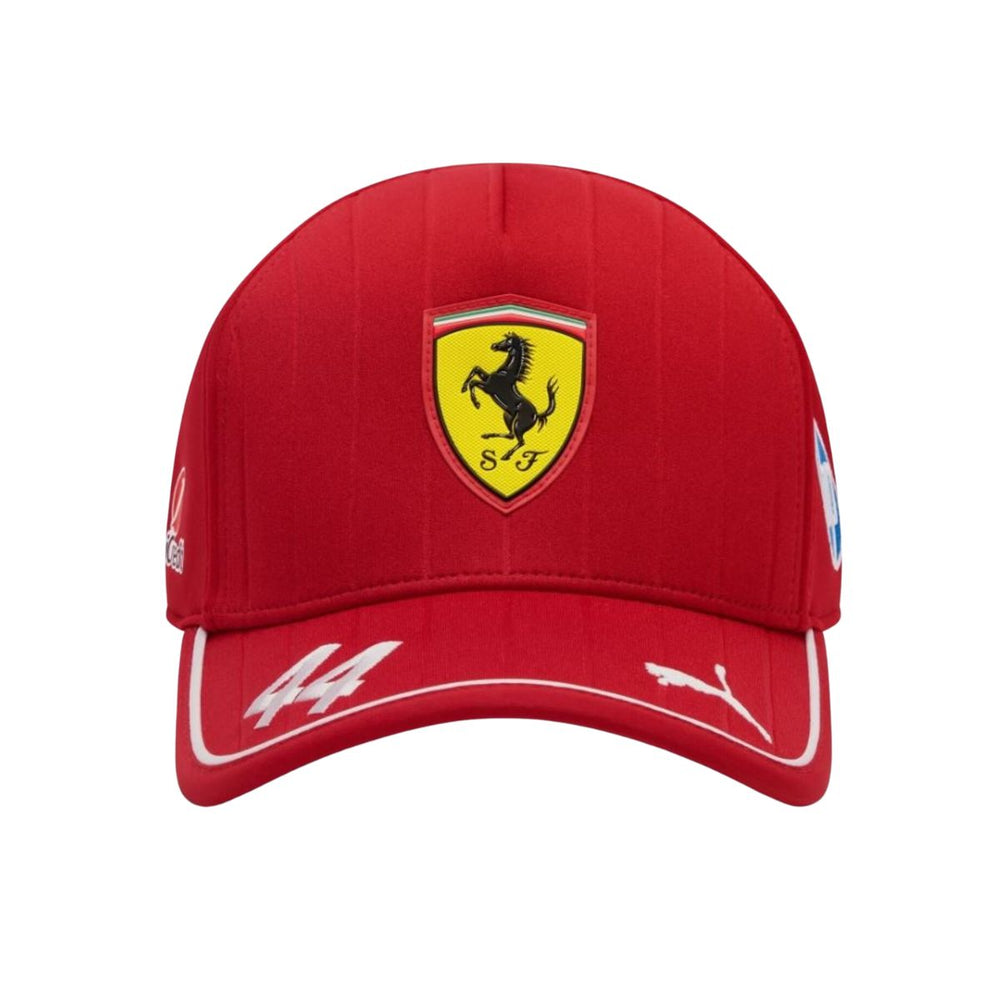 2025 Scuderia Ferrari HP F1™ Team Lewis Hamilton Men's Baseball Adult Cap - Dark Cherry Red