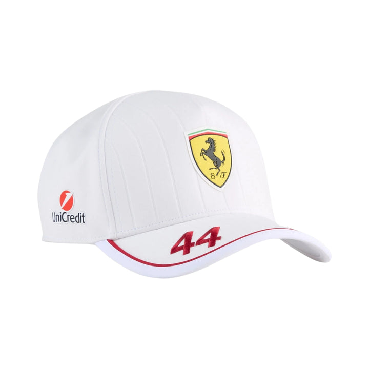 2025 Scuderia Ferrari HP F1™ Team Lewis Hamilton Miami GP Adult Baseball Cap - White