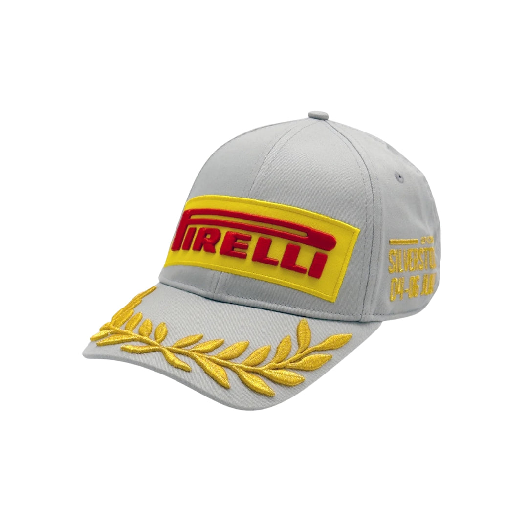 2025 British GP Silverstone Circuit Pirelli F1® 1st Place  Podium Baseball Winner Cap - Grey