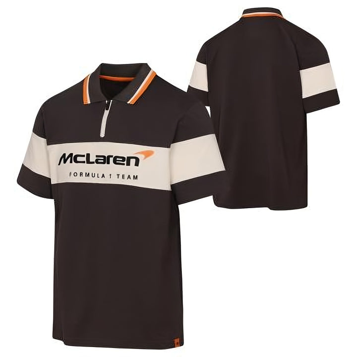 2025 McLaren Men's FULL TILT Short Sleeve POLO GREY