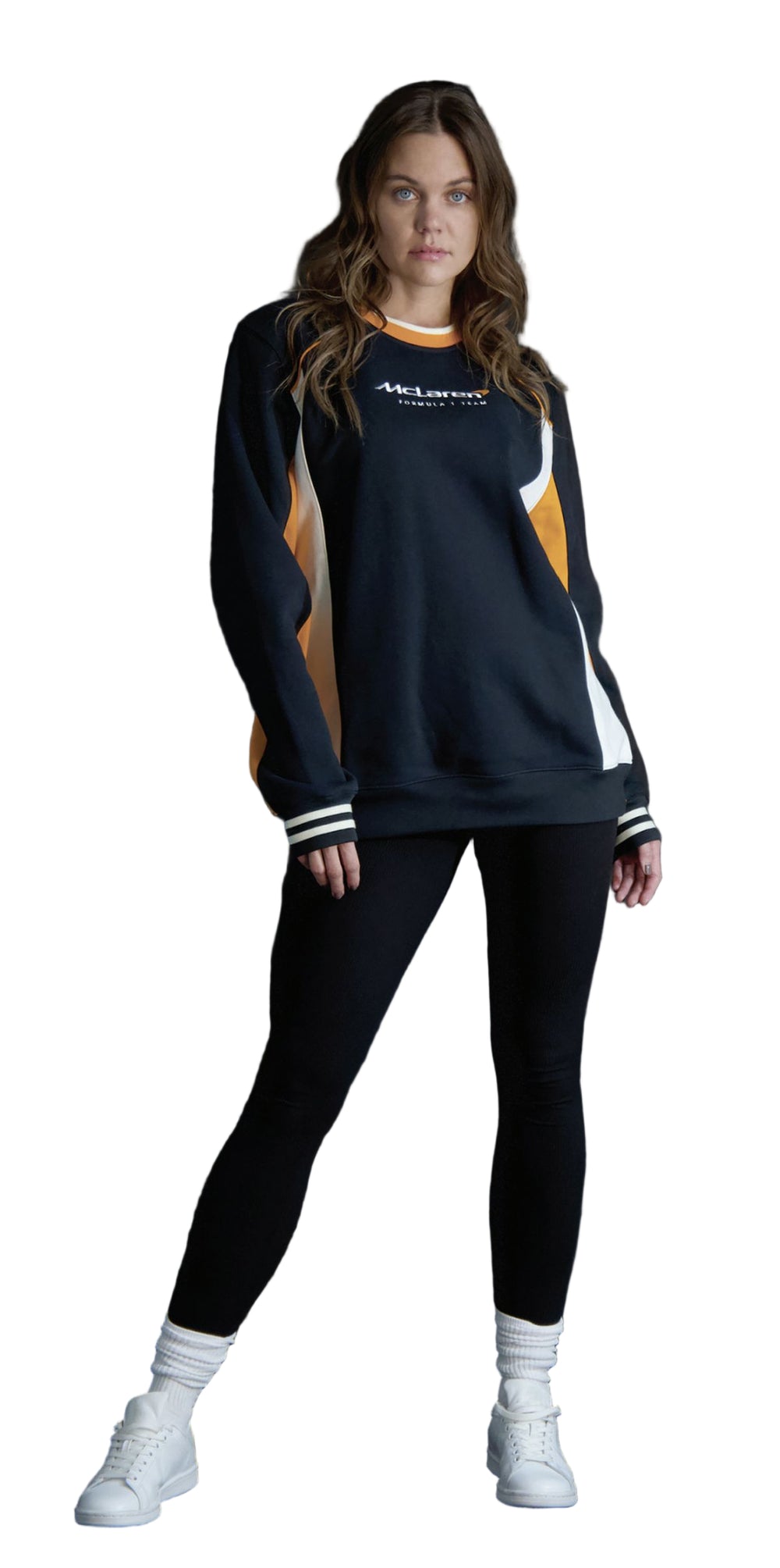 2025 McLaren F1™ Team Auto Racing Car Unisex Race Day Crew Neck Sweatshirt - Black