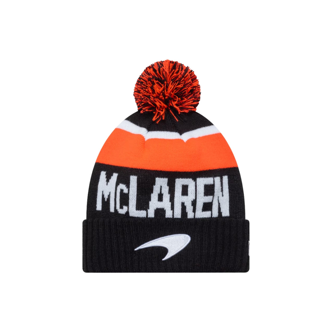 McLaren F1™ Team New Era Unisex Sport Beanie with Pom - Black