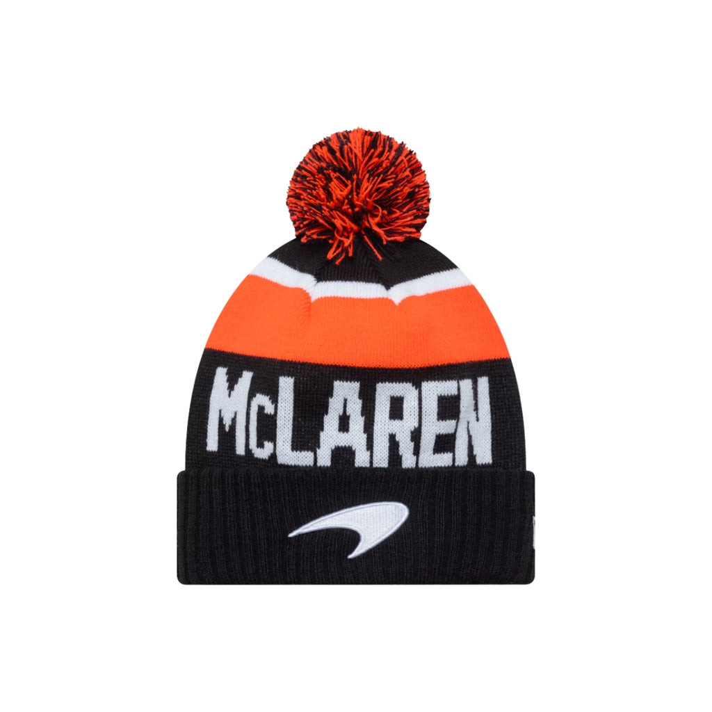 McLaren F1™ Team New Era Unisex Sport Beanie with Pom - Black