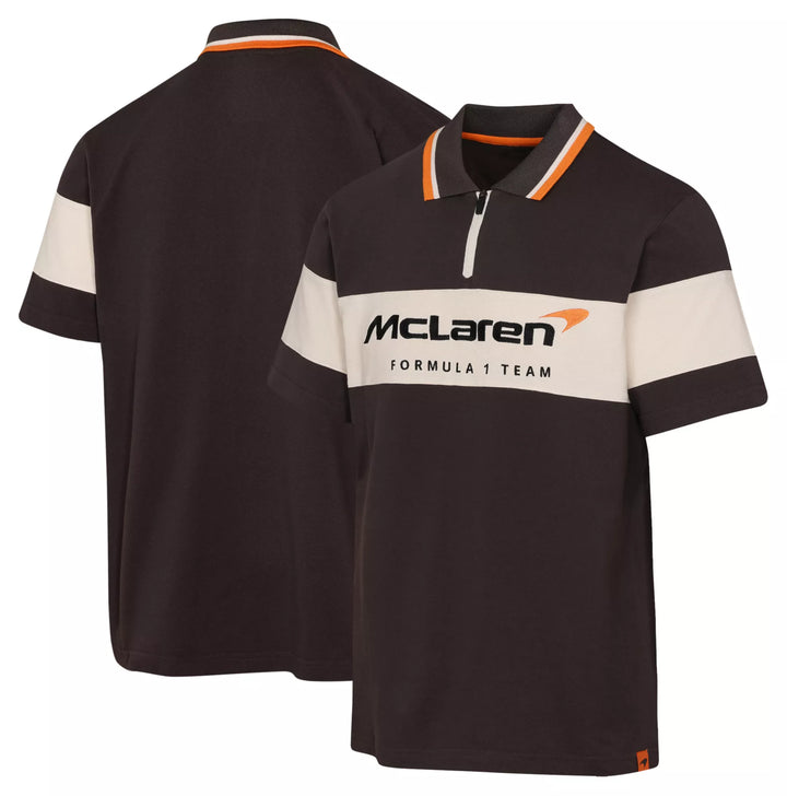 2025 McLaren F1™ Team 'Full Tilt' Men's Polo - Grey