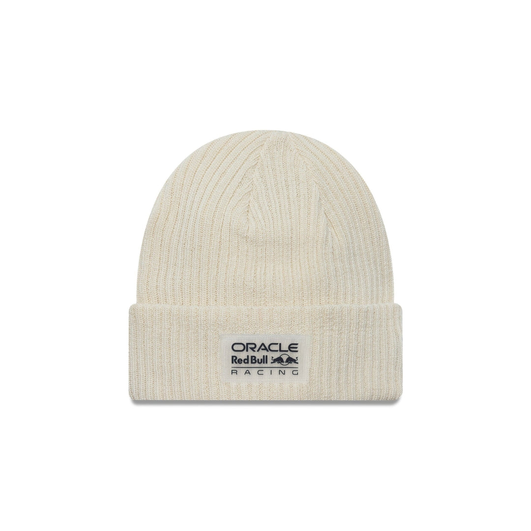 Oracle Red Bull Racing F1™ New Era Repreve Adult Short Cuff Beanie – Cream