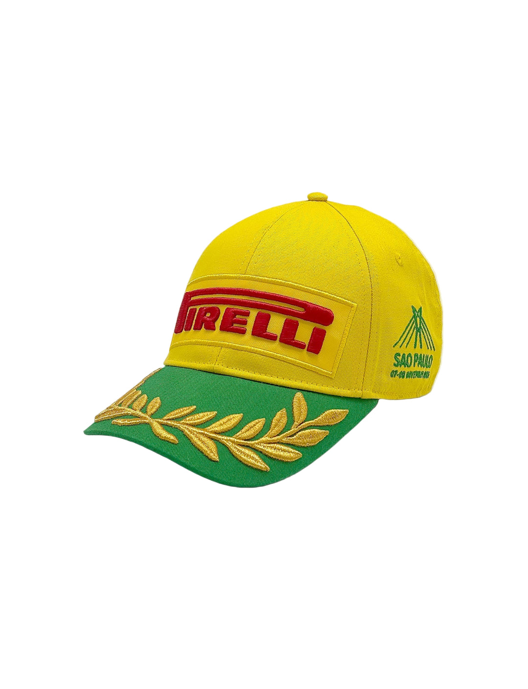 Gorra oficial Pirelli Podio F1 Brasil 2025 amarela / Official 2025 Pirelli Podium Cap Brazil GP in yellow