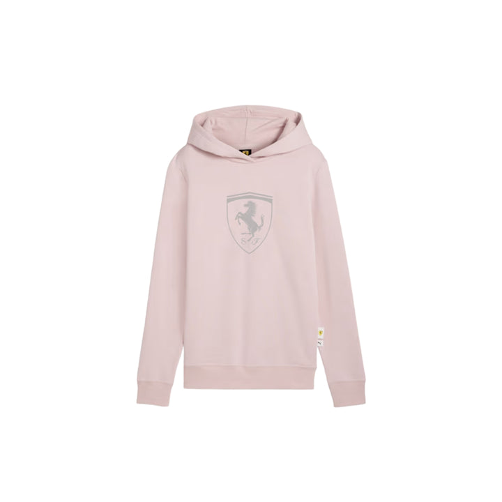2025 Scuderia Ferrari F1™ Race Women's Fleece Hoodie - Black / Mauve Mist