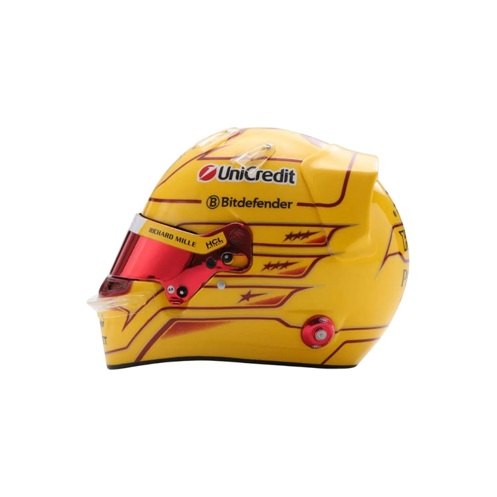 2025 Scuderia Ferrari F1™ #44 Lewis Hamilton 1:5 Mini Helmet - Yellow