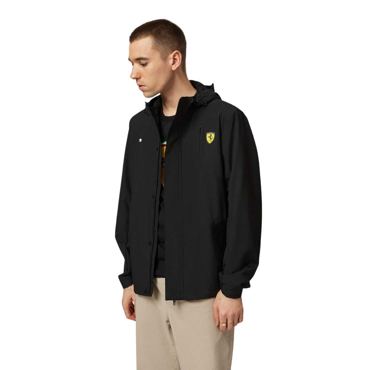 2025 Scuderia Ferrari F1™ Team Logo Unisex Rain Jacket - Red